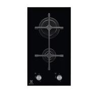 Electrolux Table de cuisson domino Gaz EGC3322NVK 3900W L29xP52 cm Revêtement verre Noir