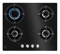 Electrolux EGG6427K Plateau de cuisson gaz sur verre GOG line 60 cm, noir