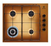 Electrolux EGS6414T Table de Cuisson 4000W Laiton Encastré Marron Marron