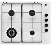 Electrolux Plaque de cuisson EGS6414W Gaz 4 zones Intégrée Blanche 60 cm