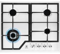 Electrolux EGS6436WW - Blanc - Intégré - Plaque de cuisson à gaz - Inox - 4 zone(s) - 4 zone(s)