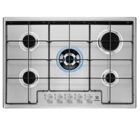 Plaque de cuisson gaz - ELECTROLUX - EGS7534X - 5 feux triple couronne - 75 cm