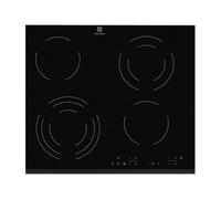 Table de cuisson vitrocéramique Electrolux EHF6343FOK - 4 plaques de cuisson - Noir