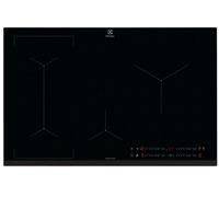 Electrolux Table de cuisson à induction encastrable EIL83443 80 cm 4 feux Bridge Touch Noir