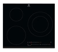 Electrolux EIT60342 Plaque à induction, série 300, 60 cm, 3 zones de cuisson, système Hob2Hood, fonction pause, 3 niveaux d'intensité, fonction PowerBoost, chauffage rapide, minuteur