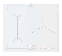 Electrolux Table de cuisson à induction EIV63342CW 3 feux 7350W niche 56x49 cm sans cadre blanc