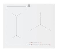 Electrolux EIV63342CW - Table de cuisson à induction - 3 plaques de cuisson - Niche - largeur : 56 cm - profondeur : 49 cm - sans cadre - blanc