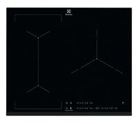 Electrolux EIV63343 Plaque de Cuisson Induction 3 Foyers Encastrable 60cm 7200W - Fonction Bridge, Zones Infinite, Booster, Hob2Hood, Sécurité Enfant, Noir