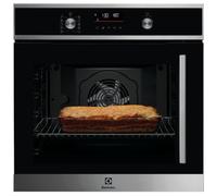 ELECTROLUX EOF6P46LX - Four encastrable XXL 72 L - Pyrolyse - Wi-Fi connecté - LED EXPlore tactile - Ouverture latérale gauche - Inox - Porte froide 4 vitres