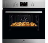 Electrolux EOH4P56BX Four multifonction, capacité 65 l, fonction grill, puissance 2320 W, grill de 2090 W, chauffage rapide, nettoyage pyrolytique, série 300, inox, classe A+, fabriqué en DE