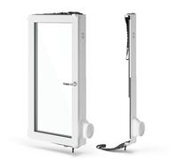 Electrolux EWKIT5 - Kit fenêtre pour climatiseurs portables, fenêtres coulissantes latérales, compatible avec tuyau diamètre 15 cm, installation sans outils, isolation optimisée