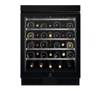 Electrolux EWUS040B8B Cave à vin Encastrable | Classe énergétique F | h818, Ventilé, 40 BOUTEILLES, Noir mat