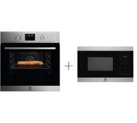 ELECTROLUX - Four multifonction pyrolyse COH4P46BX0 + Micro-ondes encastrable CMS4253TMX