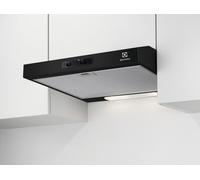 electrolux hotte visière 60cm 272m3/h noir efu216k [EEK: D]