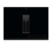Electrolux Table de cuisson aspirante à induction KCC73443 68 cm 4 feux 7350 W noir