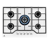 ELECTROLUX KGG75362W Piano De Cuisson À Gaz 5 Feux 75 Cm Blanc