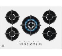 Table de Cuisson Gaz Electrolux Kgg7537W Gas On Glass 949 630 937