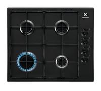 Electrolux KGS6404B Piano De Cuisson Gaz 60 Cm 4 Brûleurs Noir