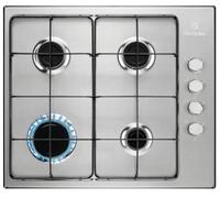 Electrolux Plaque de cuisson encastrable KGS6404SX – Gaz 4 feux – Acier inoxydable 55 cm