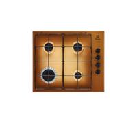 Electrolux KGS6404T Marron Encastrable 59,5 cm Gaz 4 Brûleurs
