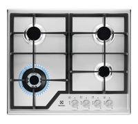Electrolux KGS6436SX Acier inoxydable Intégré 60 cm Gaz 4 zones
