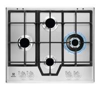 Electrolux – Table de cuisson à gaz encastrable KGS64562SX – Acier inoxydable 60 cm 4 feux