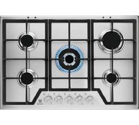 Electrolux Slim line KGS7536SX Table de cuisson au gaz Acier inoxydable - 5 foyers