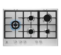 ELECTROLUX KGS7566S2X Plaque De Cuisson Inox 5 Brûleurs 75 Cm