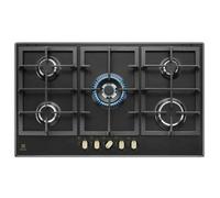 ELECTROLUX KGS9536RN Plaque De Cuisson À Gaz 90 Cm 5 Brûleurs Noir Mat