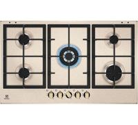 Electrolux KGS9536RS Table de Cuisson A Gaz 90 CM 5 Feux Sable Sicurgas
