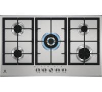 Electrolux KGS9536SX Table de Cuisson Encastré 6 Brûleurs Inox Grilles Au Fonte