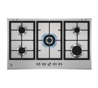 Electrolux KGS9536SX Acier inoxydable Intégré 90 cm Gaz 5 zones