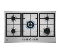 Electrolux KGS9536SX Table de Cuisson Encastré 6 Feux Inox Grilles Au Fonte