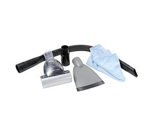Electrolux KIT09B Kit d'extension (mini turbo, buse plate, chiffon en microfibre, suceur crevasse flexible, idéal pour les personnes allergiques et les propriétaires d'animaux domestiques, aspirateurs
