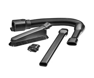 Electrolux KIT23, Kit d'Accessoires, Tuyau Flexible, Brosse à Poussière, Longue Buse, Technologie de Nettoyage Complet, Accessoires Polyvalents, sans Batterie, Capacité Optimale, Noir et Argent