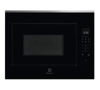 ELECTROLUX - KMFD264TEX SÉRIE 800 FLEX TouchOpen - Micro-ondes tout intégrable - Noir et inox anti-trace - 26L - 900W - Gril 800W