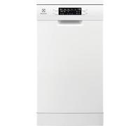 Electrolux Lave-vaisselle, 45 cm, ESS42220SW, 9 couverts, série 600 SatelliteClean, Moteur inverseur, écran numérique, 8 programmes, ExtraHygiène, AirDry, Blanc