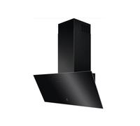 Hotte décorative inclinée 90cm 615m3/h noir Electrolux LFV439K noir G