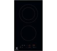 Electrolux Plaque de cuisson vitrocéramique LHR3233CK1 - 2 foyers Hi-Light 18 cm 700/1700 W - Noir