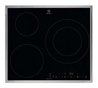 Electrolux LIT6346M Plaque à induction, 60 cm, 3 zones de cuisson, fonction pause, 3 niveaux d'intensité, fonction PowerBoost, chauffage rapide, système Hob2Hood, minuteur, cadre inox