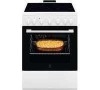 Electrolux LKR620066W Cuisinière électrique indépendante Céramique noire, blanche A