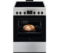 Cuisinière vitrocéramique 58l 4 feux inox Electrolux LKR664166X