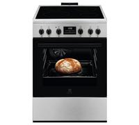 Electrolux Cuisinière vitrocéramique LKR664166X 58 L 4 feux Inox – Nettoyage par catalyse