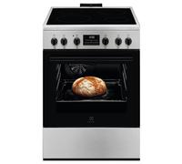 Electrolux Cuisinière vitrocéramique LKR664166X 58 L 4 feux Inox – Nettoyage par catalyse