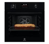 Electrolux LOH4P06K Four encastrable multifonction 72 l, nettoyage pyrolytique, SurroundCook, chauffage rapide, écran LED tactile, acier inoxydable, anti-traces de doigts, noir