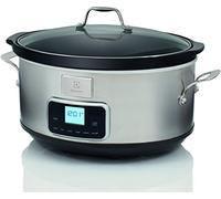 Electrolux MIJOTEUSE ESC7400 - Mijoteuse en acier inoxydable avec 6 programmes prédéfinis, 235 W, 6,6 lt