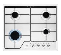 Electrolux Table de cuisson gaz KGS6424W encastrable 60 cm Blanc