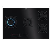 Electrolux Plaque de cuisson Gaz Série 900 Touch Sure 80 cm KGV8473IK Noir