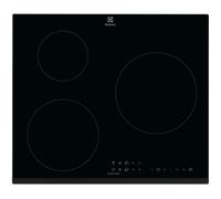 ELECTROLUX Plaque de cuisson induction - 3 zones CIT60330BK - 7350 W - L 59 x P 52 cm - Revêtement verre - Noir