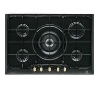 ELECTROLUX PN750RUV Table De Cuisson 75 CM 5 Brûleurs Noir Fonte Boutons Bronze